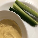 味噌マヨ〜ディップソース、野菜スティック